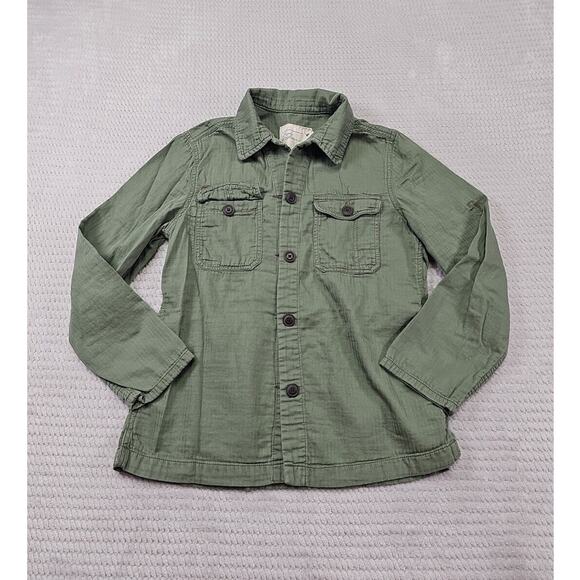 American Eagle Outfitters Tops - American Eagle Shirt Womens Medium Green Button Front Outdoor Hiking Gorpcore